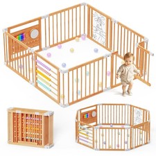 Laufstall baby holz mit - holz,