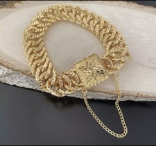 Panzerarmband Bileklik 22 Karat Vergoldete Armband 