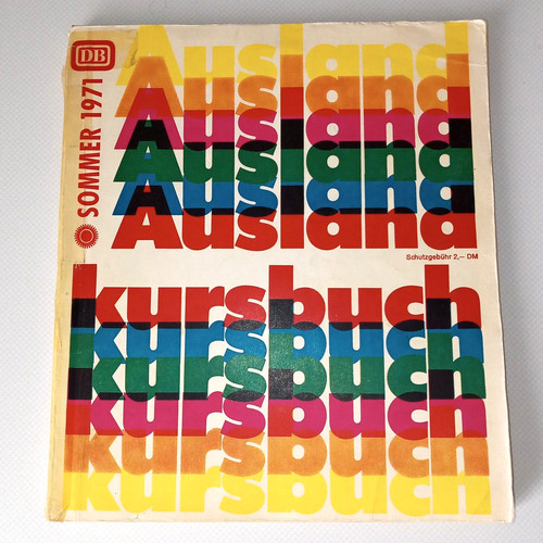 Ausland kursbuch sommer - kursbuch, db