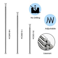 70-260cm Teleskopstange
