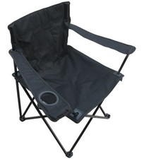 TrendLine Campingstuhl schwarz