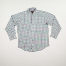 PETER FITCH OXFORD Herren Hemd Gr. M | 39/40 mehrfarbig Langarm Button Down Baum