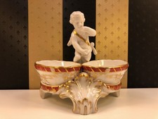 KPM Berlin Salzlecker Saliere Gewürzschale Putto Menage Rocaille Königin Holland