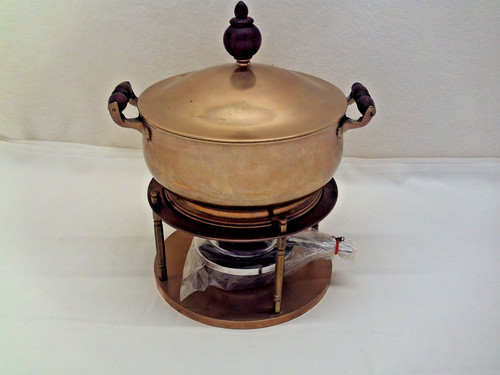 Messing topf mit rechaud - mit,