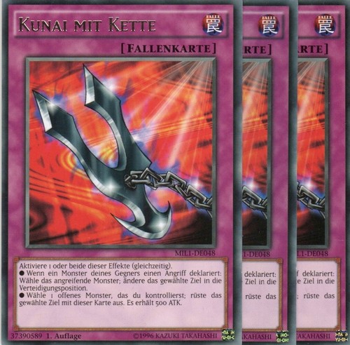 Yugioh kunai mit - 3x,
