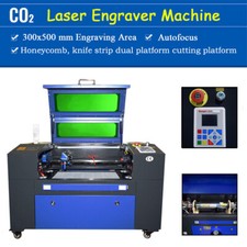 500x300MM 50W Laser-Gravur-Router CO2-Laser-Schneidemaschine Cutter DE