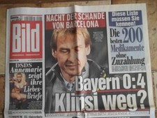 ANTI BAYERN / BILD-ZEITUNG SCHANDE GEGEN BARCELONA 0-4 VIERTELFINALE CL 2008/09
