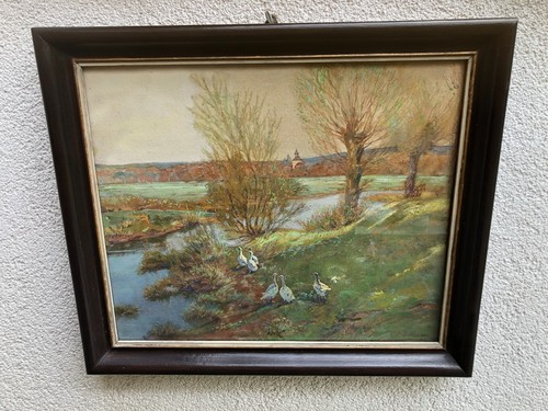 Altes gemälde aquarell fritz - altes, gemälde_aquarell_fritz