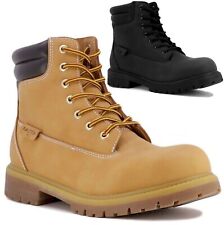 HERREN WALKING KNÖCHEL KAMPF MILITÄR ARBEIT SCHNÜREN WANDERN ARMEE BIKER STIEFEL GRÖßE UK