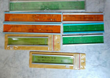 Set: 8 Zeichenschablonen Schriftschablonen- Nestier, Faber Castell, rotringPEN.