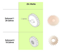 Zahnrad-Set passend für