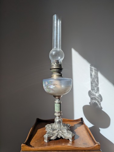 Antike petroleumlampe 1900 - petroleumlampe, um