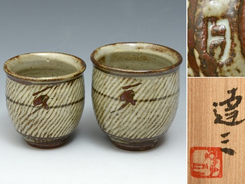 Tatsuzo shimaoka yunomi paar - shimaoka,