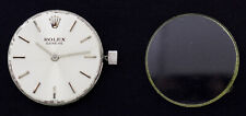 ROLEX Werk Cal. 1600 + Zifferblatt, Zeiger, Krone, Welle, Glas, funktionstüchtig