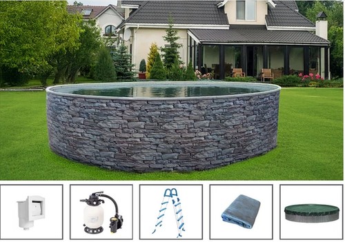 Stahlwandpool set pool - stahlwandpool,
