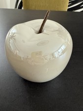 DEKO ** Apfel ** weiß **