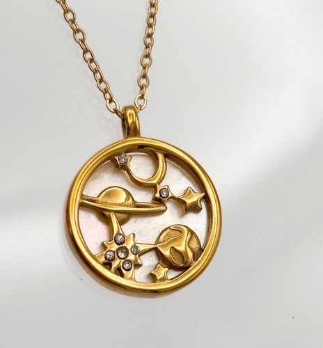 Planeten halskette gold - planeten,