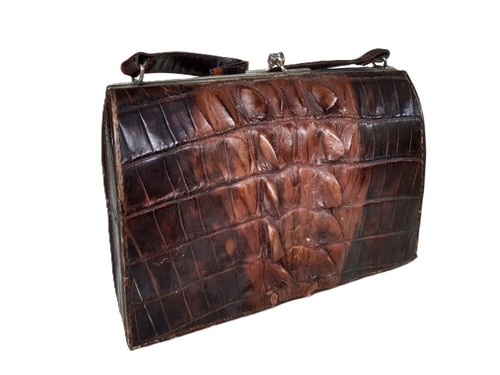 Vintage kroko tasche - kroko,