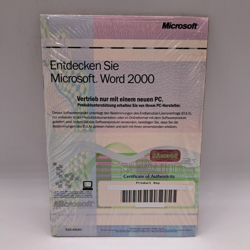 Microsoft word 2000 - 2000, product