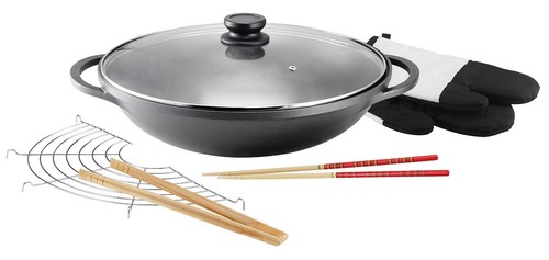 Kopf mai wok aluguss - wok,,