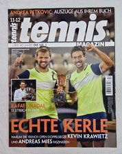 Tennis Magazin Heft Zeitschrift November Dezember 2020 - Nadal Krawietz Mies
