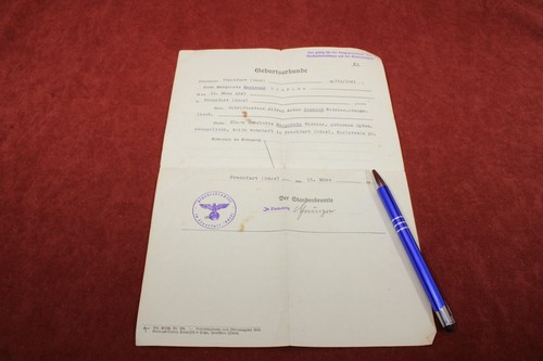 Altes dokument geburtsurkunde - altes, dokument: