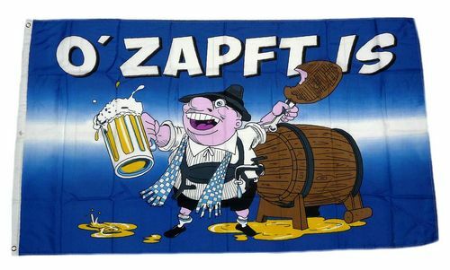 Fahne flagge zapft is - /, o´zapft
