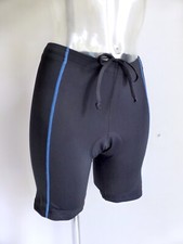 CHAMP Damen-Radlerhose Fahrradhose Radsporthose mit Polsterung schwarz S/36-38