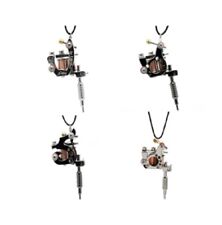 Anhänger Kette Mini - Tattoomaschine am Lederband neu Tätowieren