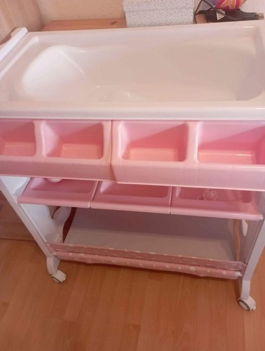Wickeltisch mit badewanne - mit,