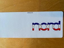 NORD Keyboard Aufkleber - Rarität 9,5 x 4 cm