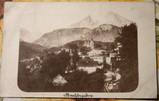 AK PK Litho alpen Berchtesgaden 1907 bayern AD