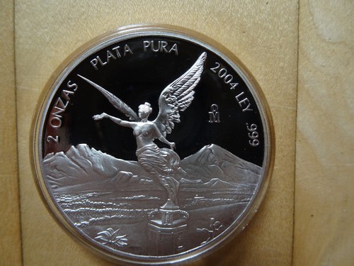 Libertad 2oz silber proof - libertad, 2004