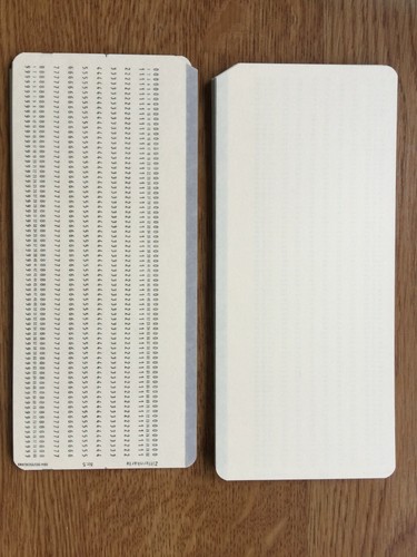 Ibm lochkarten grußkarte - ibm,