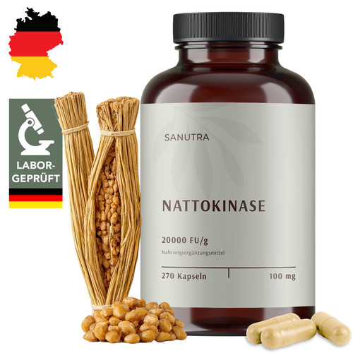 Sanutra nattokinase kapseln - nattokinase,