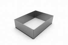 Backrahmen Edelstahl verstellbar auf max 30,5x45,5cm