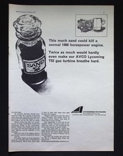 Original 1968 Werbung Avco