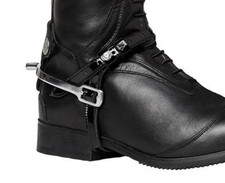 Mountain Horse Schwarz Sporenriemen Lack