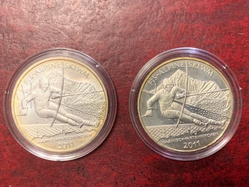 Silber gedenkmünze - 10, €