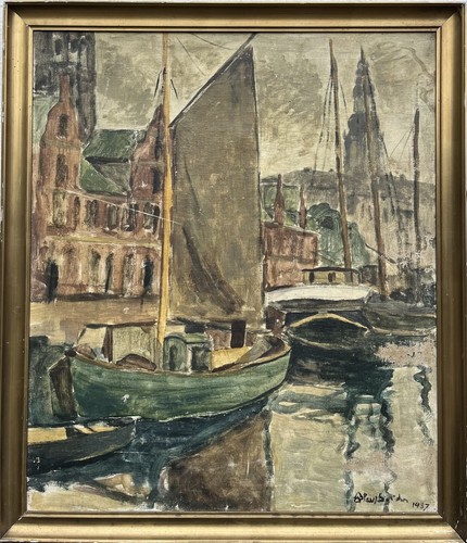 Impressionist segelboote - impressionist,
