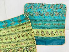 Bassetti KISSENHÜLLE  MONTEFANO V1 grün 40/40 KEDERRAND Kissen Hülle Bezug Neu