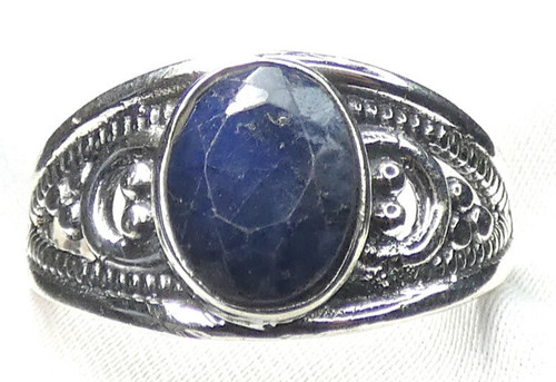 Saphir ring 925 silber - ring,