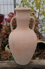 Neu ! Amphore ca. 50 cm a. rötlichen Terracotta Terrakotta Vase Krug Kanne Deko