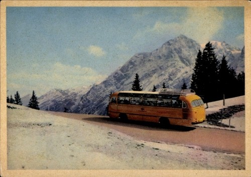 Fahrten mit der - ak, kraftpost