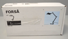 IKEA 001.467.76 FORSÅ Arbeitsleuchte Tischlampe Tischlleuchte aus Metall Schwarz