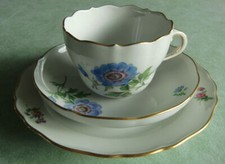 Gedeck 3 Teile Meissen bunte