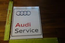 Alter Aufkleber Automobil Autohaus Werkstatt Zubehör Auto Hersteller AUDI (E)