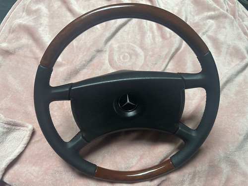 Zebrano leder holz lenkrad - zebrano,