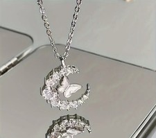 Silberne Damen Halskette mit