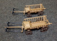 2 Pferdekutschen mit Geschirr Playmobil System 1978 Ritter Western Bauernhof